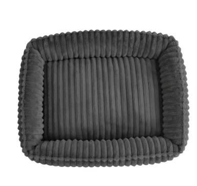 Lit style velour pour chien