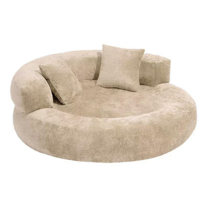 Lit rond pour chien