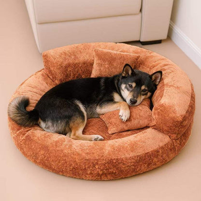 Lit rond pour chien