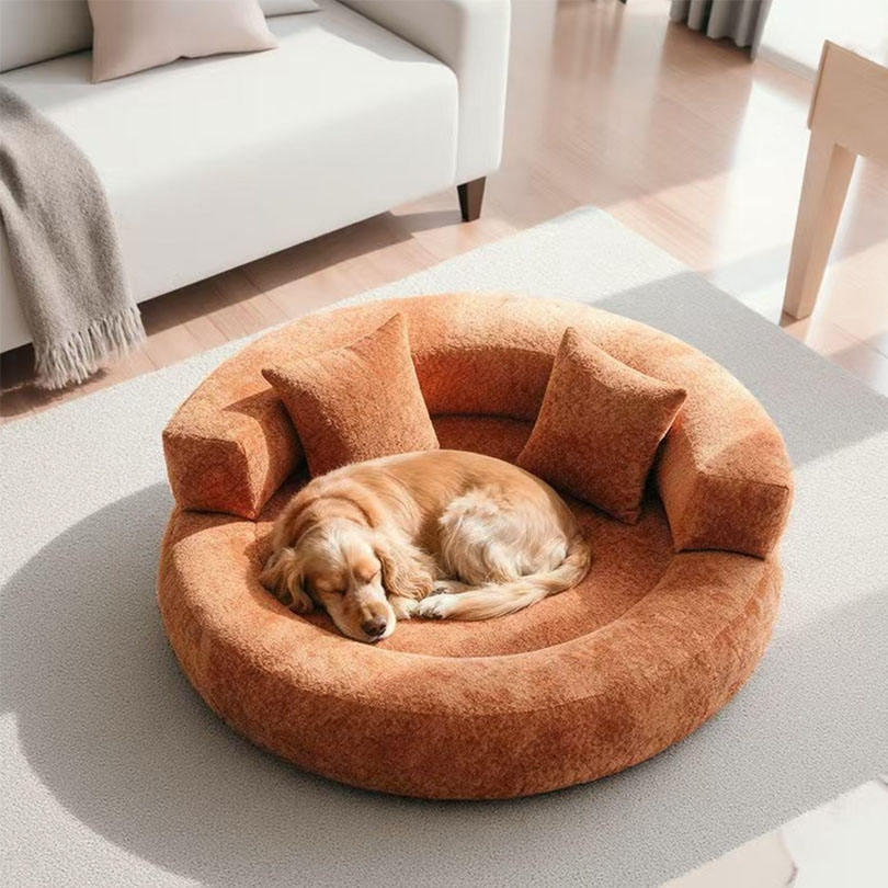 Lit rond pour chien