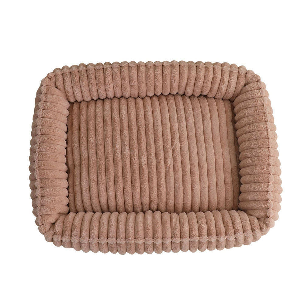 Lit style velour pour chien