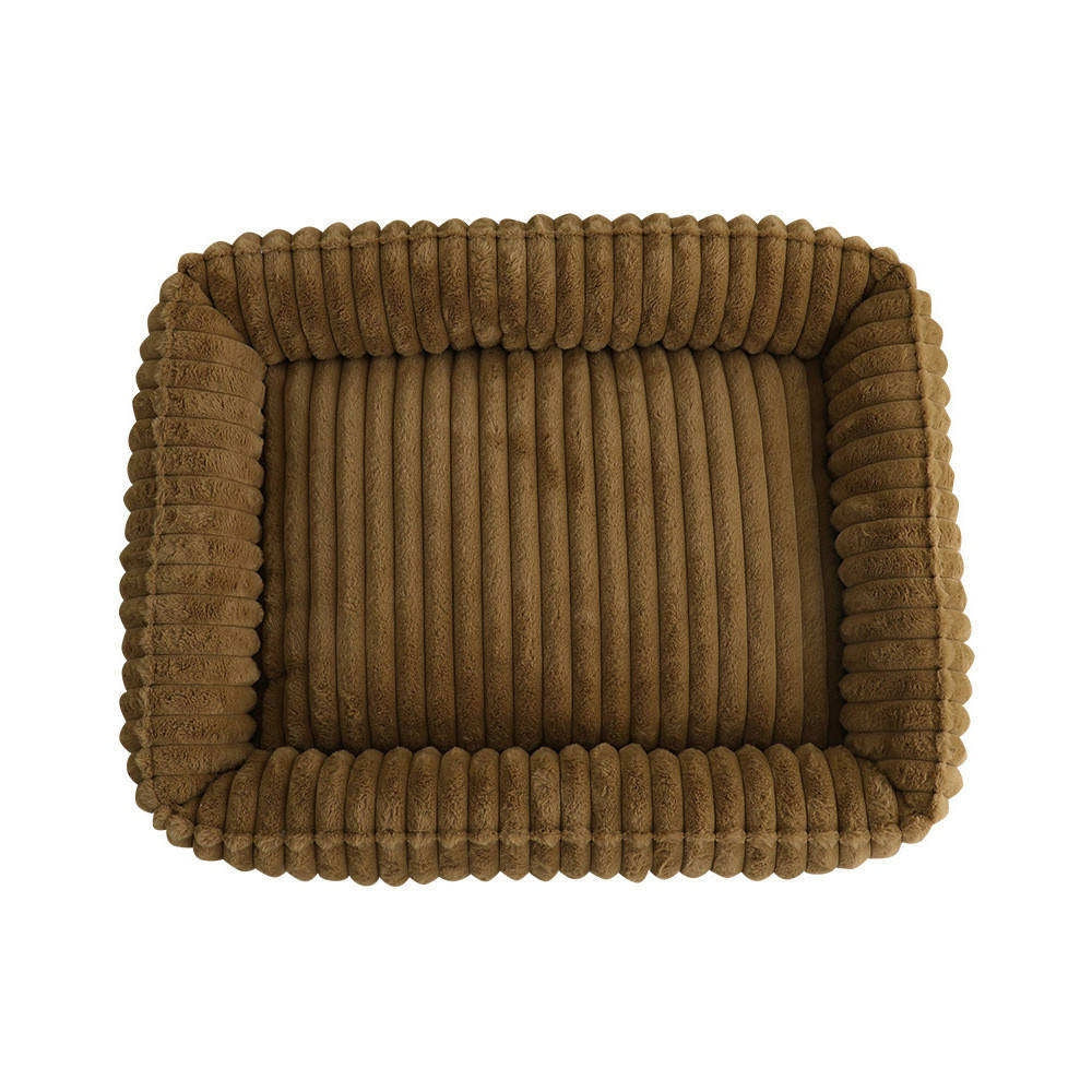 Lit style velour pour chien