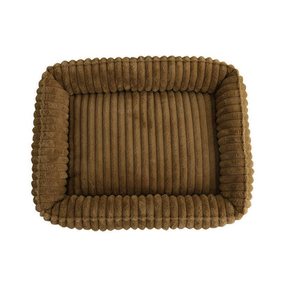 Lit style velour pour chien